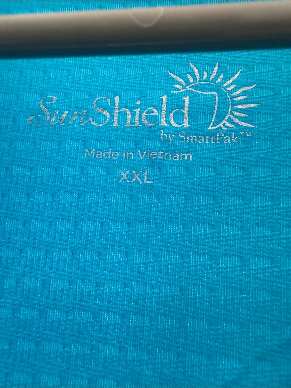 SmartPak SunShield Aqua Blue Lightweight Sun Shirt - Picture 2 of 6